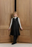 Velvette Label Black Bow Jumper