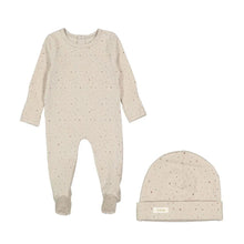 Load image into Gallery viewer, Ladida Layette Heart Footie and Bonnet