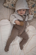 Load image into Gallery viewer, Silly Silas Hippy Footed Cotton Tights - Cocoa Blend - Final Sale