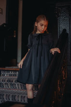 Load image into Gallery viewer, Coco Blanc Structured Dress Taffeta - Black