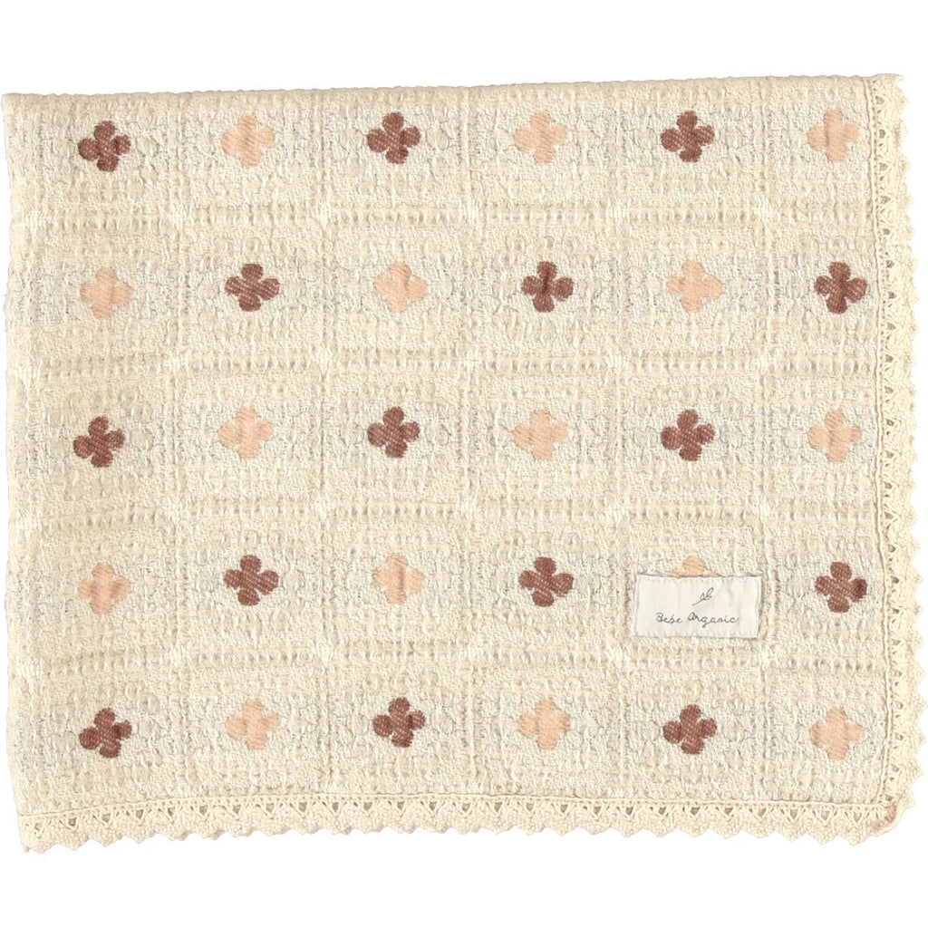 Bebe Organic All Patchwork Blanket - Sandy