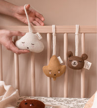 Load image into Gallery viewer, Main Sauvage Bunny Hanging Rattle/Paci Holder - Ecru