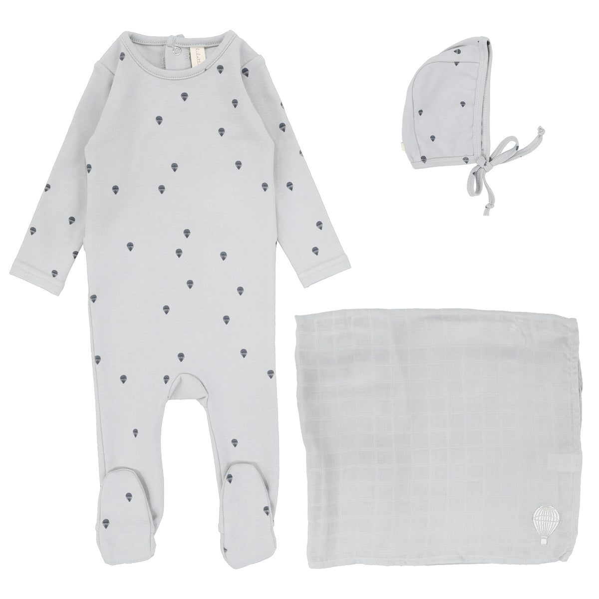 Lilette Swiss Dot Blanket - Powder Blue main image 1
