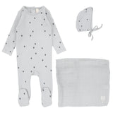 Lilette Hot Air Balloon 3PC Layette Set - Bluebelle