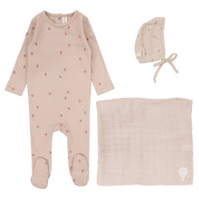 Load image into Gallery viewer, Lilette Hot Air Balloon 3PC Layette Set - Roseberry