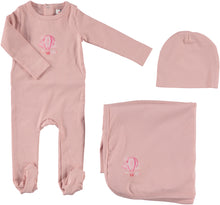 Load image into Gallery viewer, Bonjoy Whimsical Layette Set - Pink (RUNS SMALL)