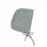 Domani Home Brunello Knit Baby Bonnet Lake Blue