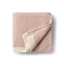 Load image into Gallery viewer, Domani Home Brunello Rose Baby Blanket