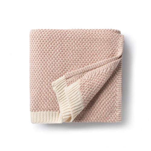 Domani Home Brunello Rose Baby Blanket