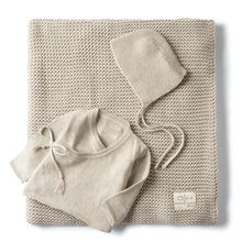 Load image into Gallery viewer, Domani Home Chunky Taupe 3 Piece Baby Set