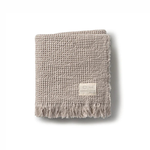 Domani Home Waffle Muslin Stone Baby Blanket