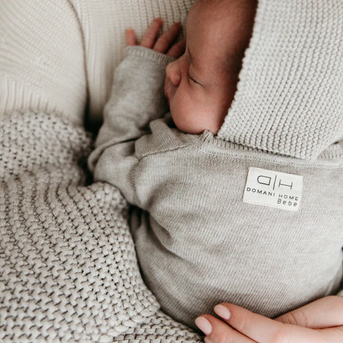 Domani Home Chunky Taupe 3 Piece Baby Set