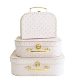 Alimrose Kids Carry Case Set - Pink Gold