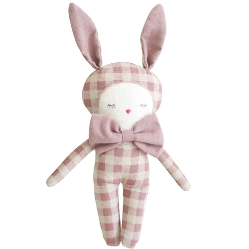 Alimrose Dream Bunny Rose Check Linen