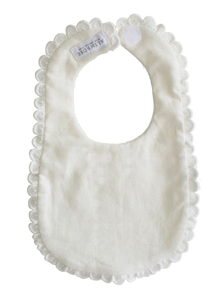 Alimrose Sophie Bib - Ivory Linen