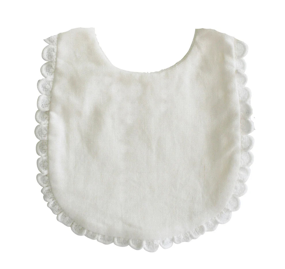 Alimrose Sophie Bib - Ivory Linen