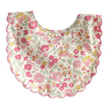 Alimrose Scallop Bib - Rose Garden