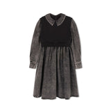 Velvette Label Black Denim Vest Dress
