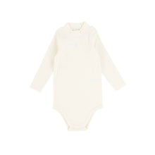 Load image into Gallery viewer, Lil legs Bamboo Mock Neck Onesie - Off White