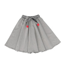 Load image into Gallery viewer, Little Parni K230 Denim Skirt With Drawstring -  Black Denim Wash