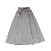 Load image into Gallery viewer, Little Parni K231 Denim Maxi Skirt - Black Denim Wash