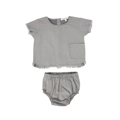 Little Parni K234  Denim Baby Set - Black Wash