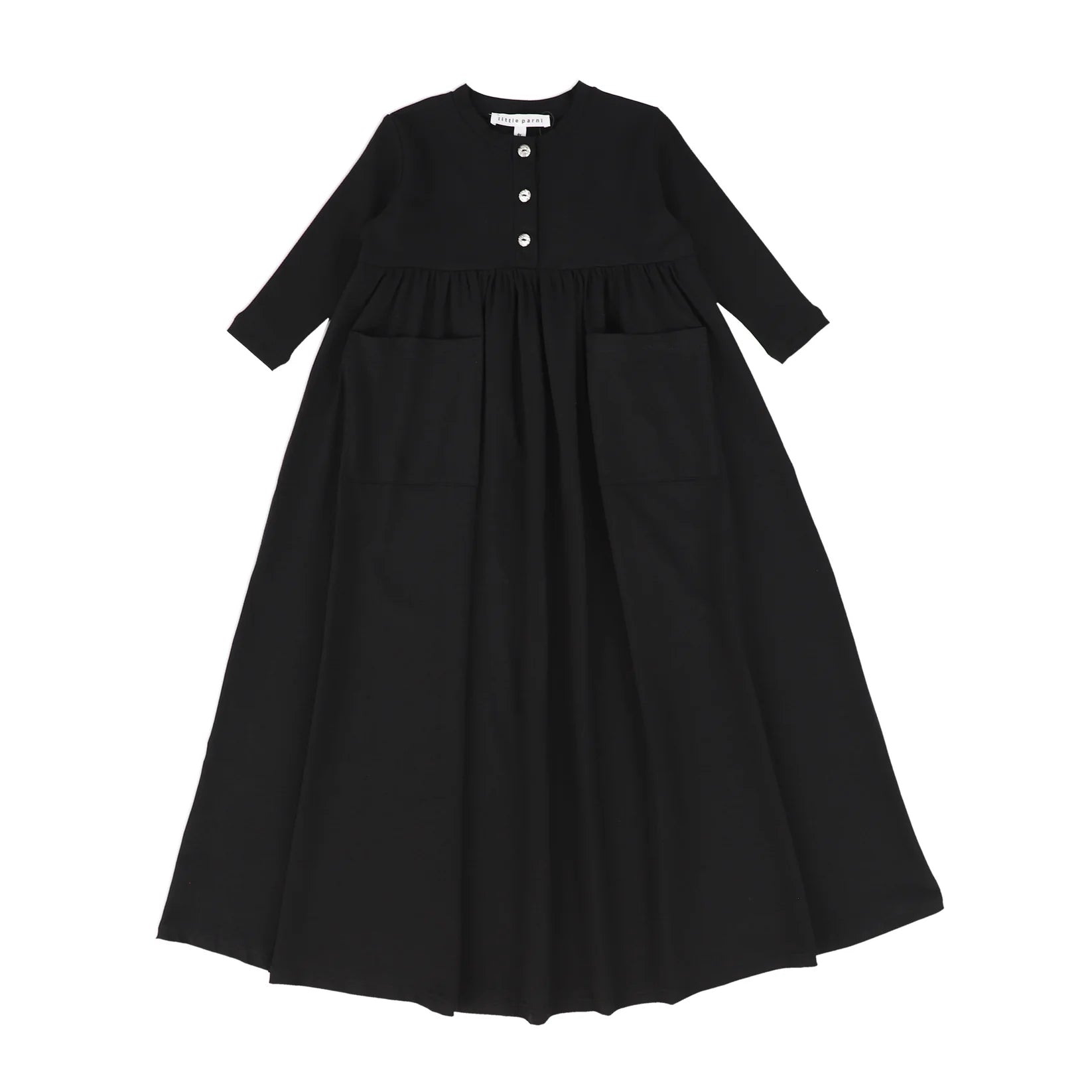 Little Parni Maxi Dress K413 - Black (RUNS TRUE TO SIZE) Little Parni Maxi Dress K413 - Black (RUNS TRUE TO SIZE)