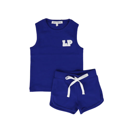 Little Parni K423 Baby Tank Set - Royal Blue