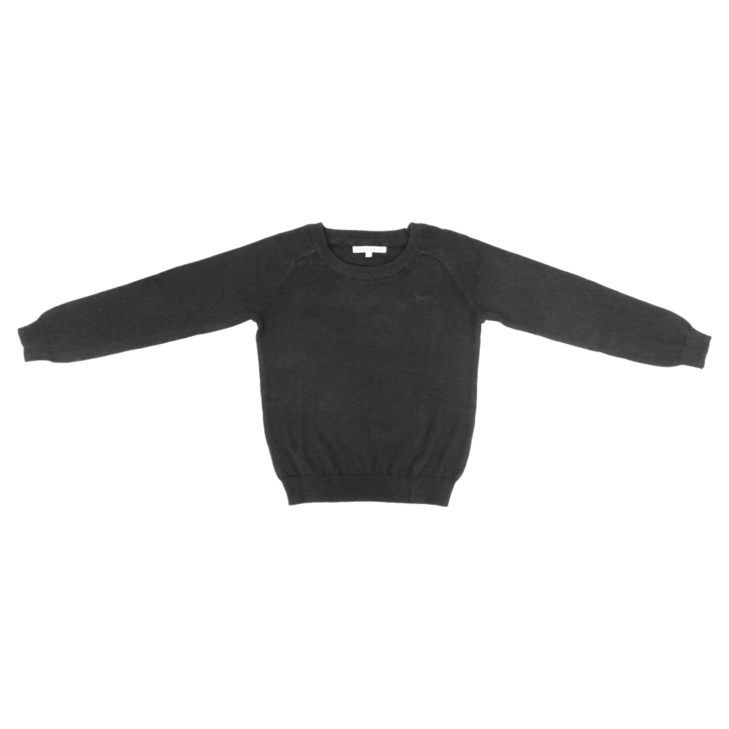 Little Parni Boys Knit Sweater K447 - Black