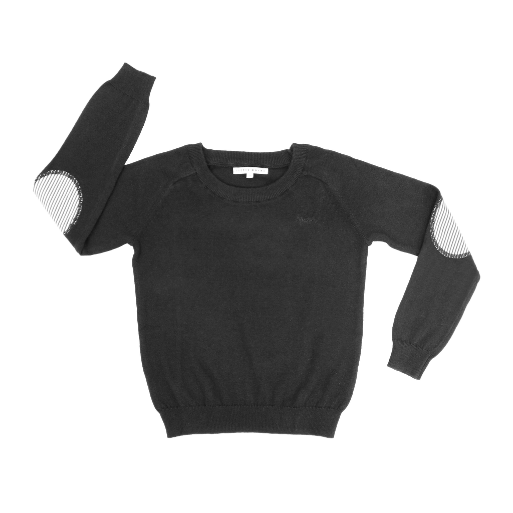 Little Parni Boys Knit Sweater K447 - Black