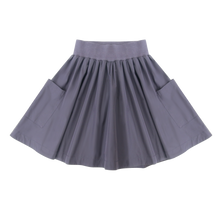 Load image into Gallery viewer, Little Parni Girls Taffeta Skirt K455 - Plum