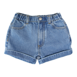 Little Parni Denim Shorts (K609) - Blue Denim