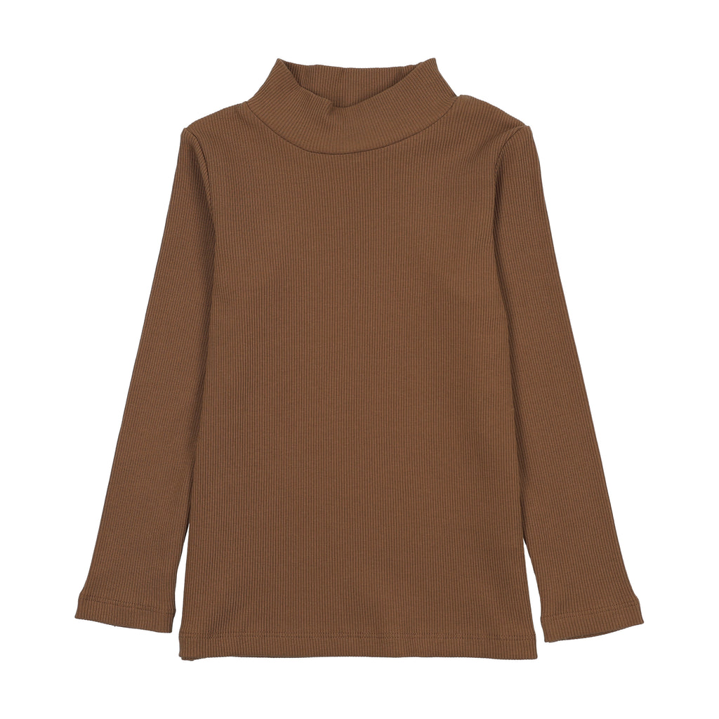 Farren & Me Mockneck T-Shirt - Ochre