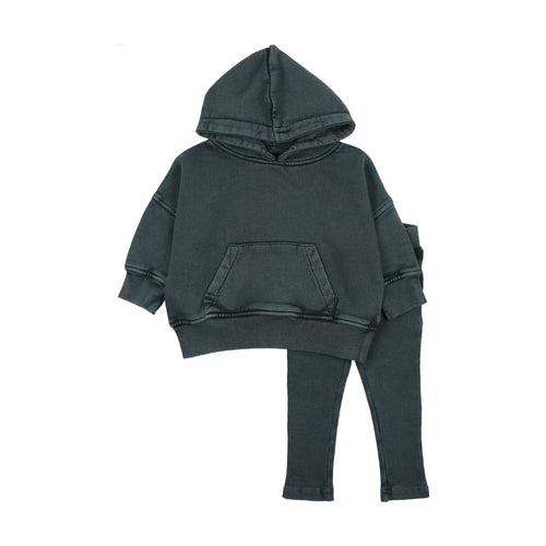 Farren & Me Baby Two Piece Set - Washed Black