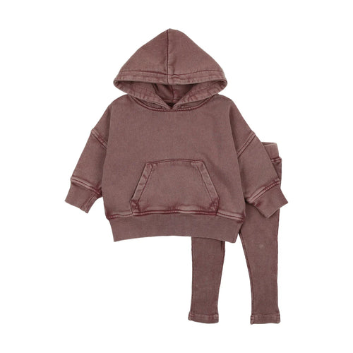 Farren & Me Baby Two Piece Set - Washed Purple