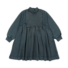 Load image into Gallery viewer, Farren &amp; Me Washed Turtleneck Bib Dress - Washed Black