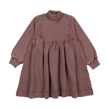 Load image into Gallery viewer, Farren &amp; Me Washed Turtleneck Bib Dress - Washed Purple