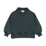 Farren & Me Boys Sweatshirt Polo - Washed Black