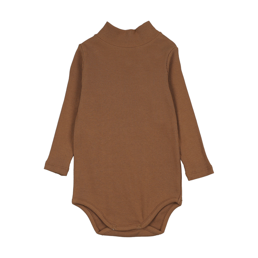 Farren & Me Mockneck Onesie - Ochre