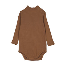 Load image into Gallery viewer, Farren &amp; Me Mockneck Onesie - Ochre