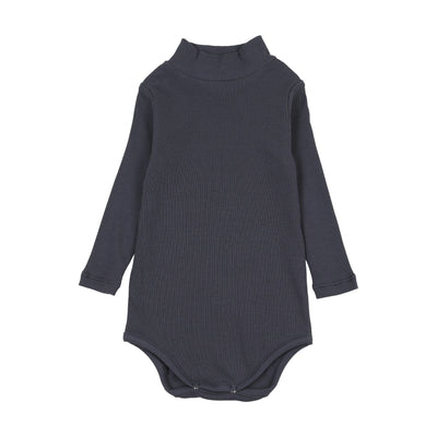 Farren & Me Mockneck Onesie - Navy
