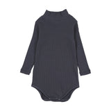 Farren & Me Mockneck Onesie - Navy