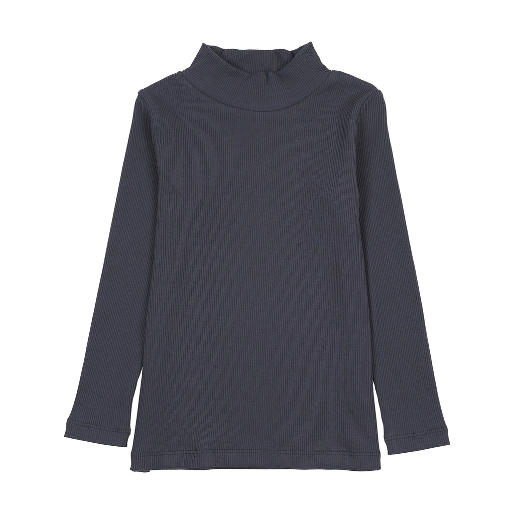 Farren & Me Mockneck T-Shirt - Navy