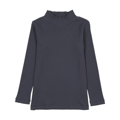 Farren & Me Mockneck T-Shirt - Navy