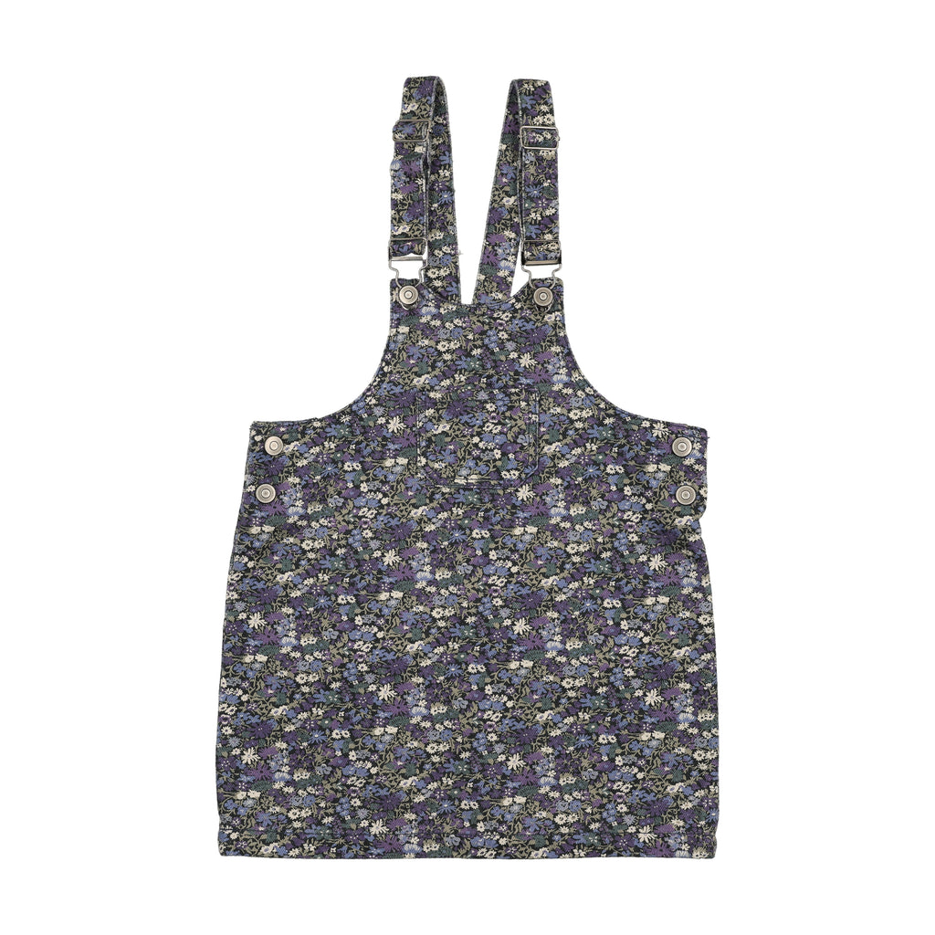 Farren & Me Denim Jumper - Navy Liberty Print