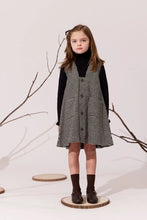 Load image into Gallery viewer, Klai Pleat Houndstooth Grey Jumper