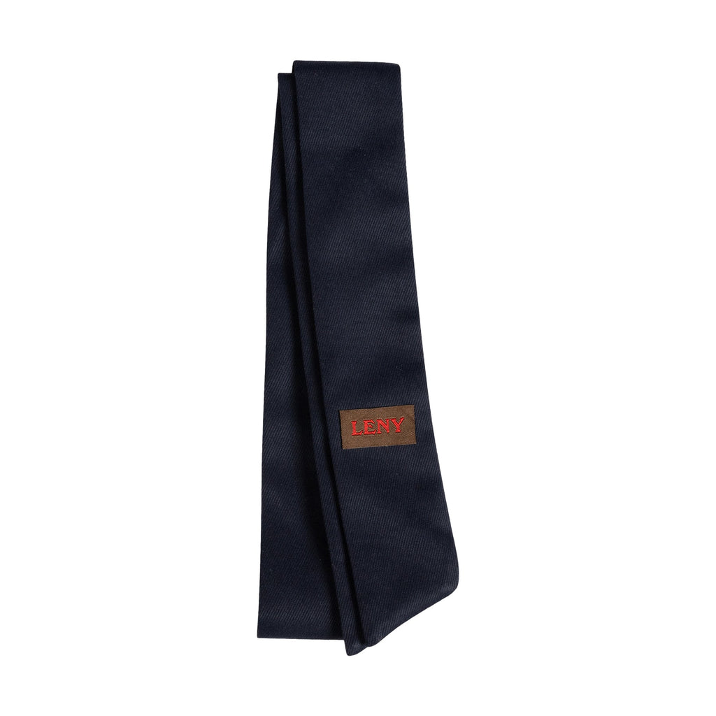 Limited Edition Canvas Logo Patch Hair Tie - Navy