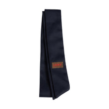 Load image into Gallery viewer, Limited Edition Canvas Logo Patch Hair Tie - Navy