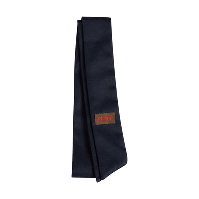 Limited Edition Canvas Logo Patch Hair Tie - Navy