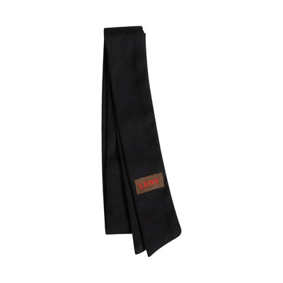 Limited Edition Canvas Logo Patch Hair Tie - Black